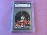 SAM VINCENT & JORDAN 1990 Hoops Card Graded 8