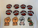 Lot of 12 KENPO KARATE Patches Logo, Fist, Dragon