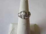 .925 Silver 4.9g Size 6 Dome Shape Ring