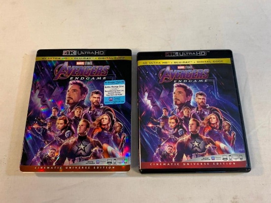 AVENGERS END GAME 4k Ultra HD + Blu-Ray Movie