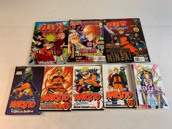 Lot of 8 Anime Books and magazines