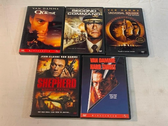 JEAN CLAUDE VAN DAMME Lot of 5 DVD Movies