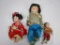 Lot of 3 Chinese baby dolls