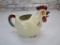 Vintage USA Pottery chicken pitcher
