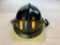 Vintage FIREFIGHTER?S Hat /Helmet Black Force IV