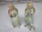 Set of 2 porcelain Victorian figurines
