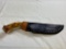 Handcrafted Deer Antler Fixed Knife with Sheath