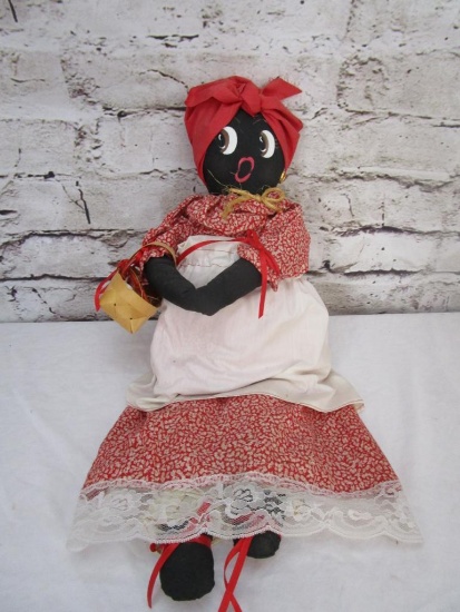 Tabasco folk-art African American cloth doll