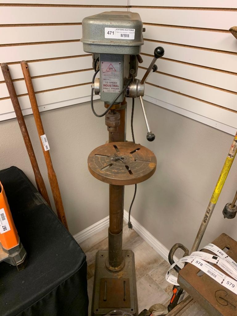 CTT 12 Speed Industrial Drill Press CTT 