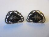 Pair of .925 Silver Indian Design Earrings 6.1g