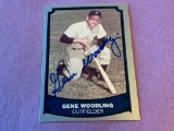 GENE WOODLING Yankees AUTOGRAPH Baseball Card