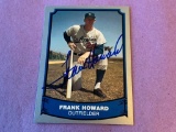 FRANK HOWARD Dodgers AUTOGRAPH Baseball Card