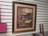 Framed Print of a Study by J. Gibson 29.5