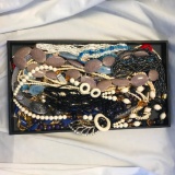 Tray Lot of Miscellaneous Necklaces