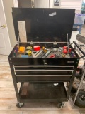 US general 4 Drawer Black Tool Cart with Tools