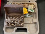 Lot of Drill Bits in a storage case