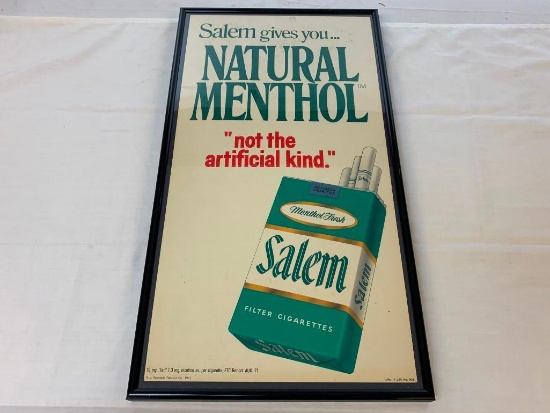 Vintage SALEM Cigarettes Advertising Poster
