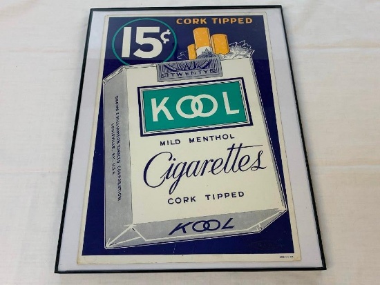 Vintage KOOL Cigarettes Advertising Poste
