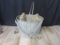 Vintage Galvanized Metal Wheeled Mop Bucket