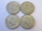 Lot of Four 1967 .40 Silver Kennedy Half Dollars