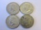 Lot of Four 1967 .40 Silver Kennedy Half Dollars