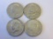 Lot of Four 1969 .40 Silver Kennedy Half Dollars