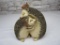 Resin hugging hedgehogs figurine