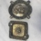 Lot of 2 Genuine Silver Misc Ashtrays