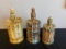 Lot of 3 Castle Decanters