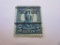 Theodore Roosevelt Blue 5 Cent Stamp w/ Postmark