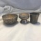 Lot of 3 Small Sterling Silver Bowls and Cups