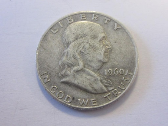 1960-D .90 Silver Franklin Half Dollar