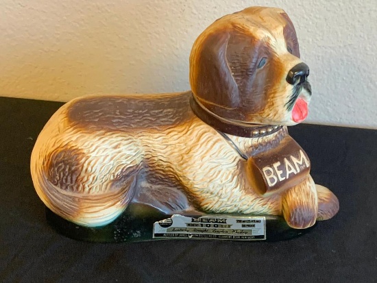 Vintage Jim Bean DOG Decanter