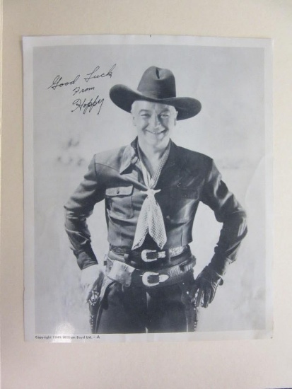 1949 Reproduction of William Boyd Autograph