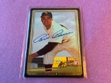 BILLY PIERCE White Sox AUTOGRAPH Baseball Card