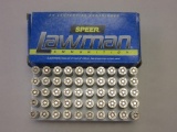 50 Round Speer Lawman .38 Special +P 158GR TMJ