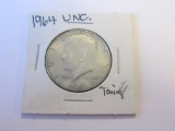 1964 .90 Silver Kennedy Half Dollar Uncirculated