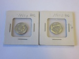 Pair of 1963-D .90 Silver Roosevelt Dimes UNC