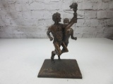 1984 Los Angeles Olympics Metal Torch Relay Statue