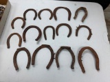 Lot of 14 Vintage Horse Shoes