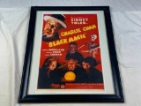 BLACK MAGIC Charlie Chan Repro Framed Poster