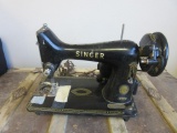 Antique Black Singer Sewing Machine EK603302