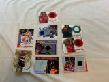 9 Basketball Autograph and Jersey insert Cards