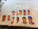 Lot of 13 Ron Lewis Living Legends Baseball Prints