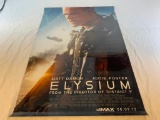 ELYSIUM Matt Damon Original DS Movie Poster 2013