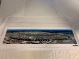 Dayton Motor Speedway Panorama Poster. Measures 13 1/2