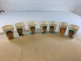 Lot of 7 Vintage 7-Eleven Baseball Cups STARS