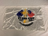 2001 Ryder Cup The Belfry Satin Flag