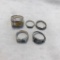 Lot of 5 Sterling Silver Misc. Rings
