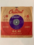 VICKI YOUNG Affair With A Stranger / Ricochet 45 RPM 1950s Record